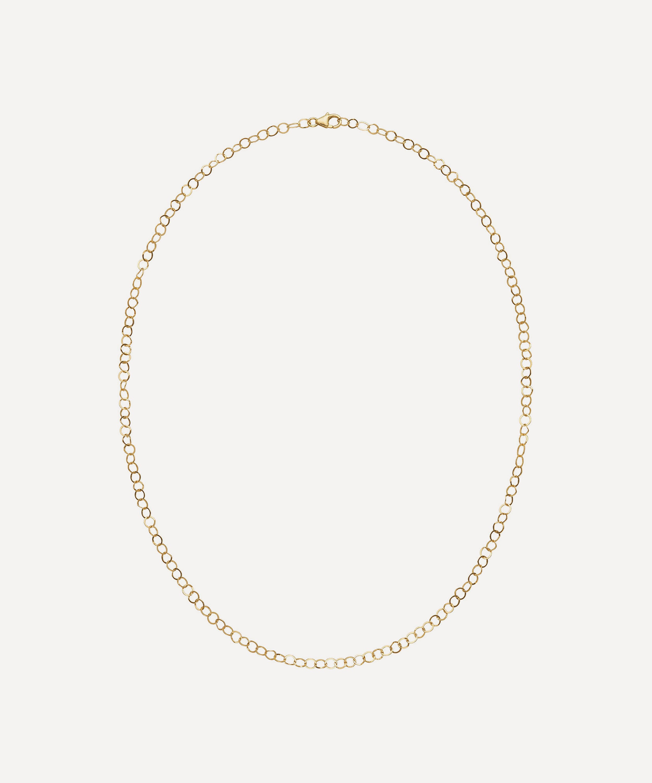 Ellis Mhairi Cameron - 14ct Gold LI Small Forged Link Chain Necklace image number 0