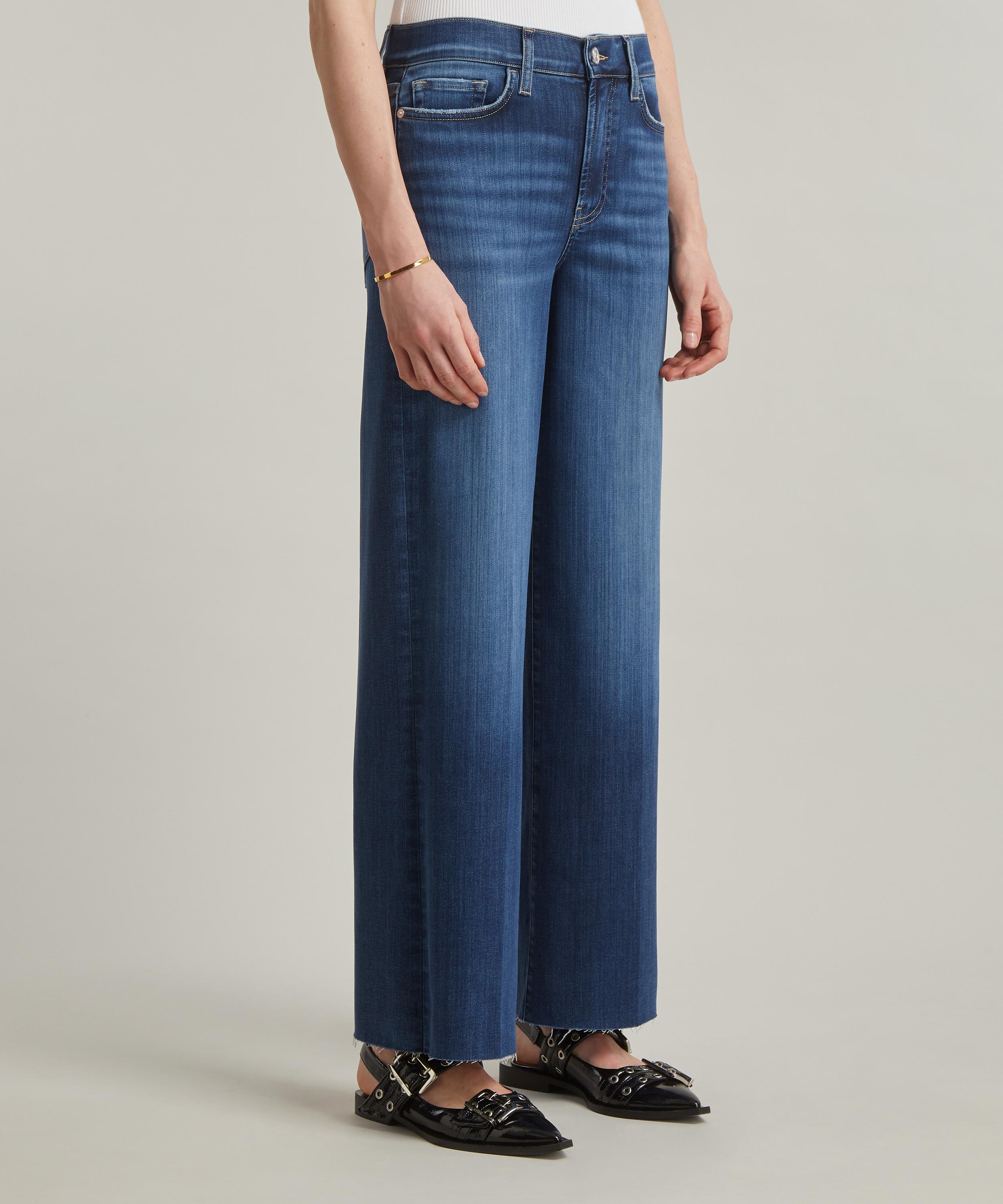 FRAME Le Slim Palazzo mid-rise wide-leg jeans