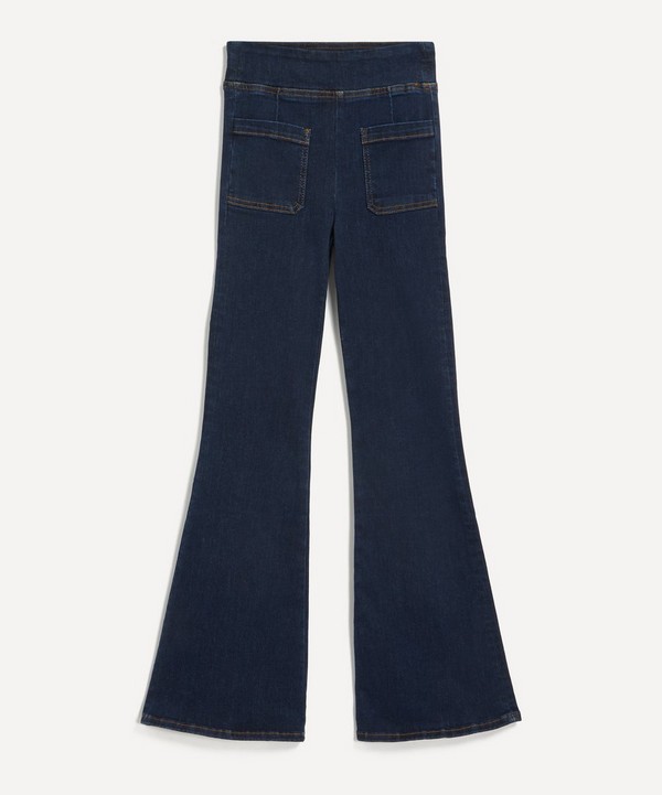 Frame - Bardot Jetset High-Rise Flare Jeans