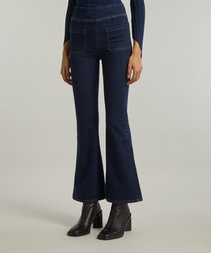 Frame - Bardot Jetset High-Rise Flare Jeans image number 2