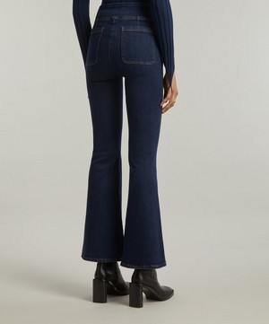 Frame - Bardot Jetset High-Rise Flare Jeans image number 3