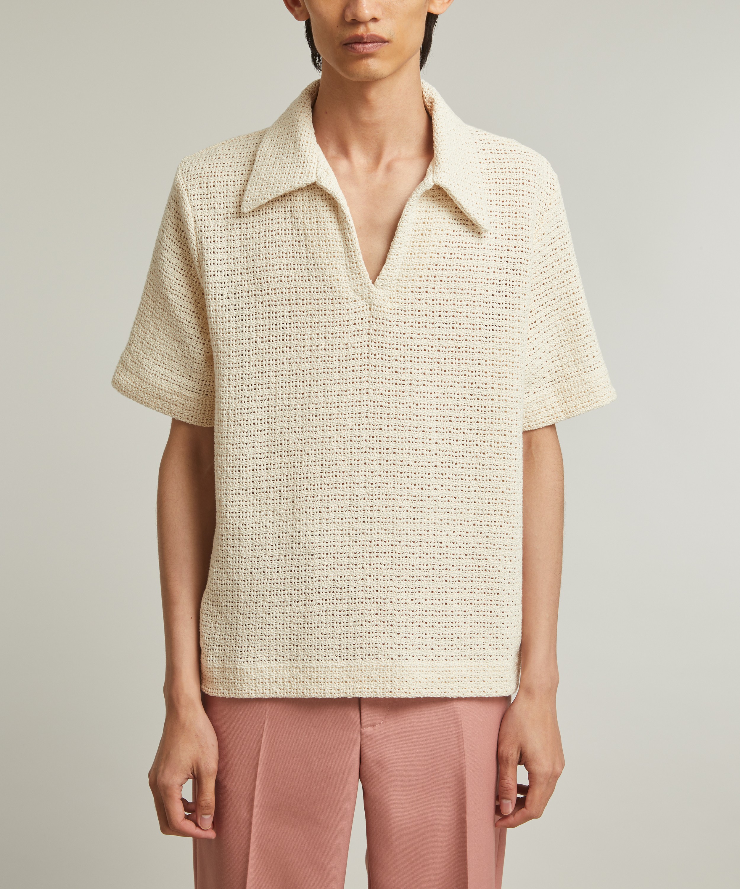 Séfr - Mate Short Sleeve Shirt in Datura White image number 2