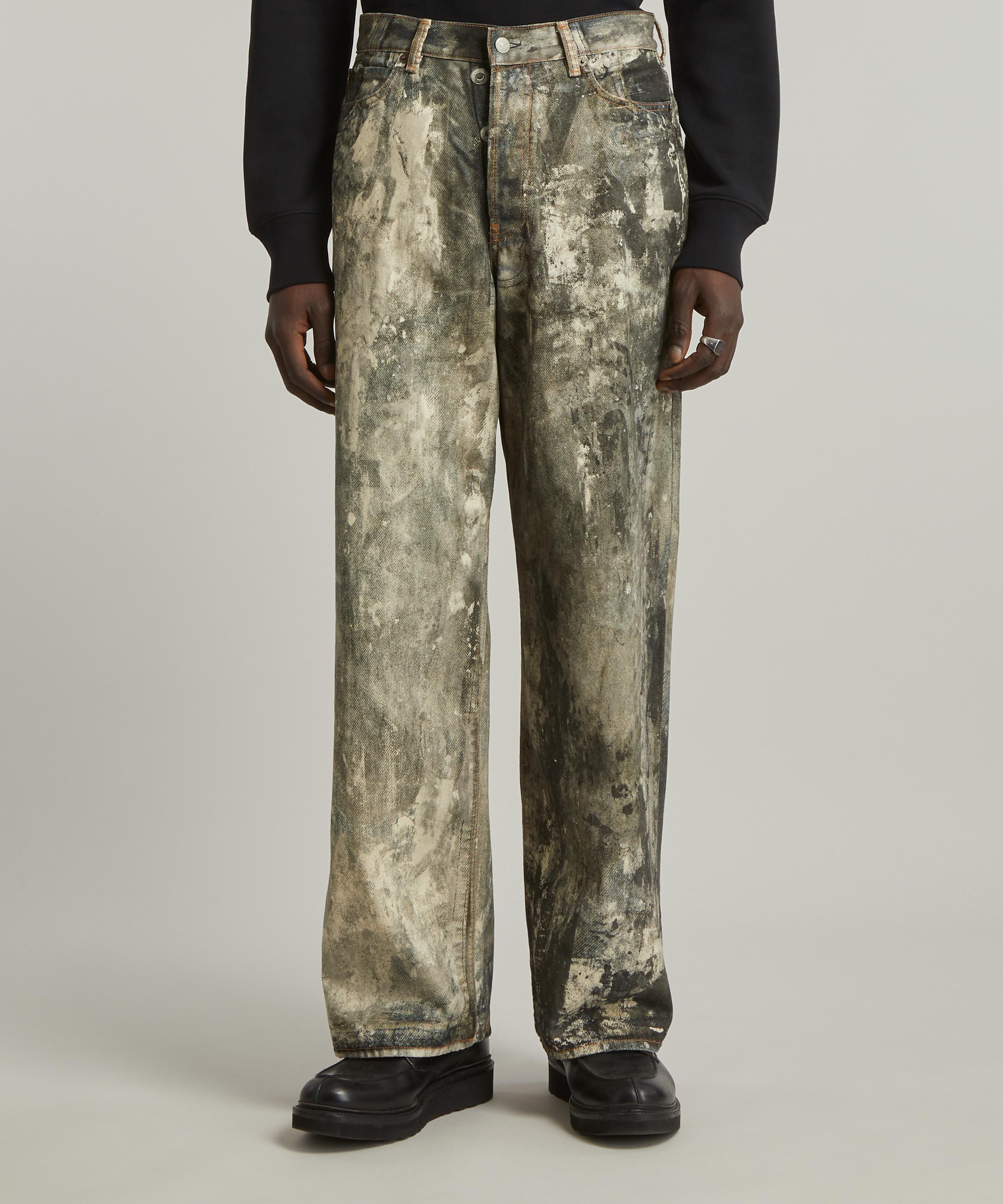 Acne Studios Loose Fit Splatter Jeans | Liberty