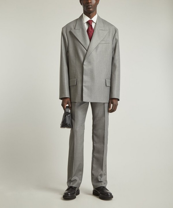 Acne Studios - Vintage Grey Tailored Trousers image number null