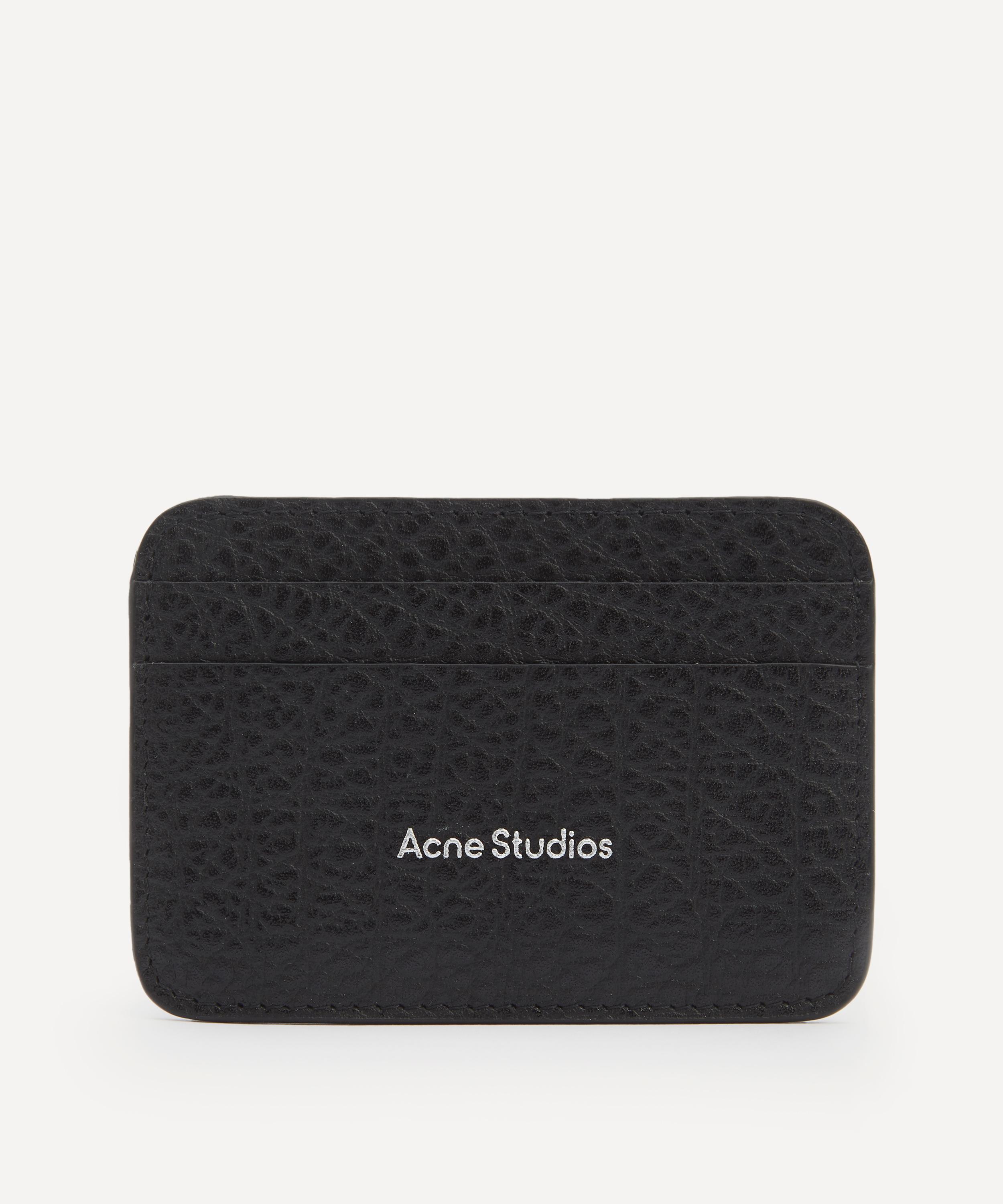 Acne Studios - Grained Leather Card Holder image number 0
