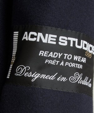 Acne Studios - Single Breasted Wool Coat image number 4
