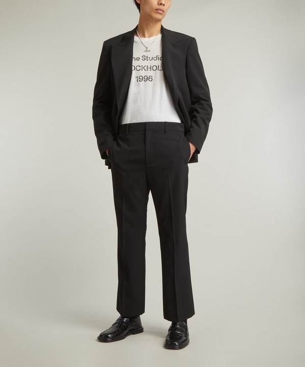 Acne Studios - Tailored Wool-Blend Trousers image number null