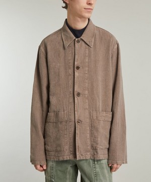 Our Legacy - Haven Jacket in Brown Bohemian Sack Weave image number 2