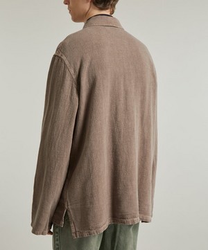 Our Legacy - Haven Jacket in Brown Bohemian Sack Weave image number 3