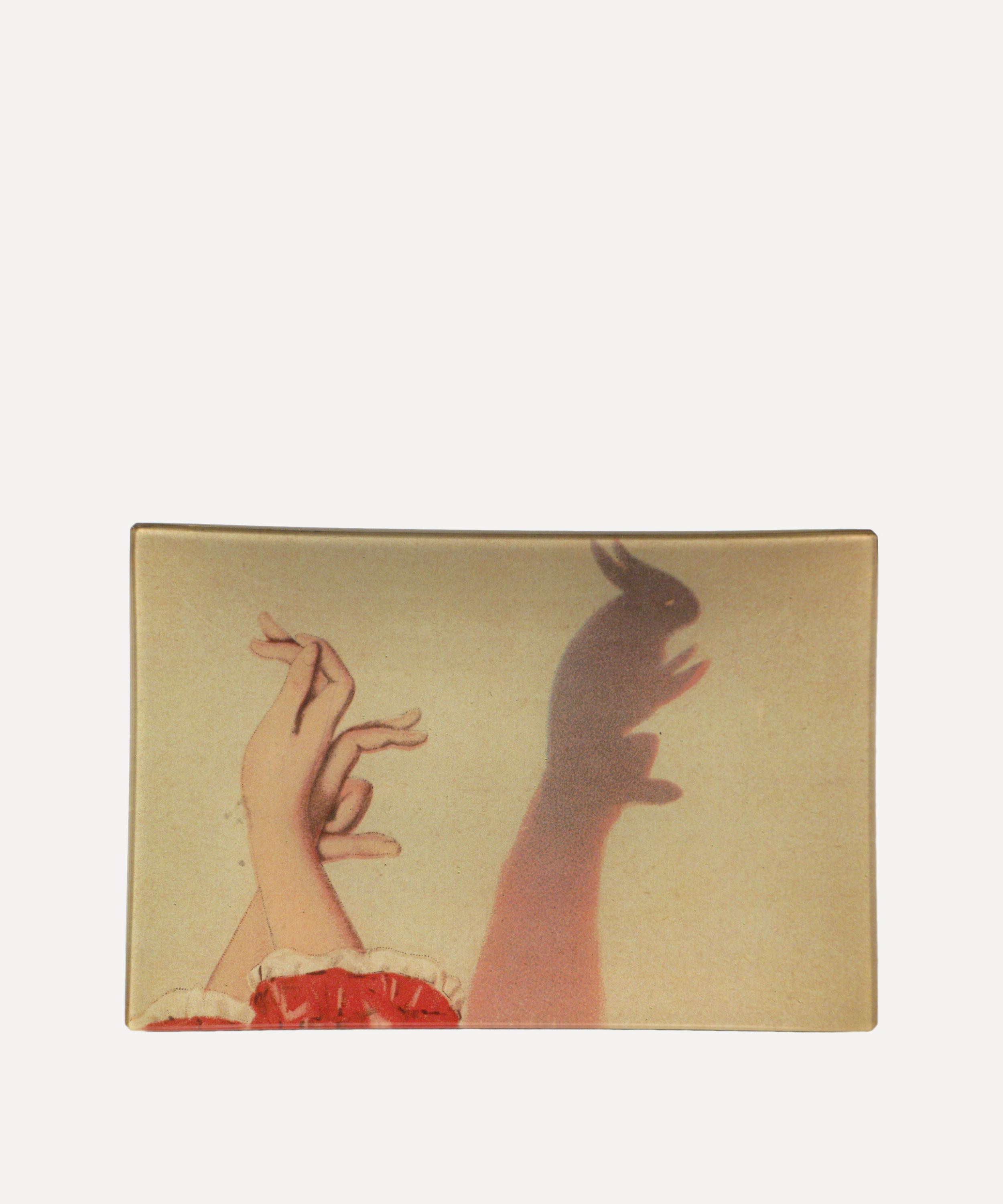 John Derian - Bunny Shadow Puppet Tray image number 0