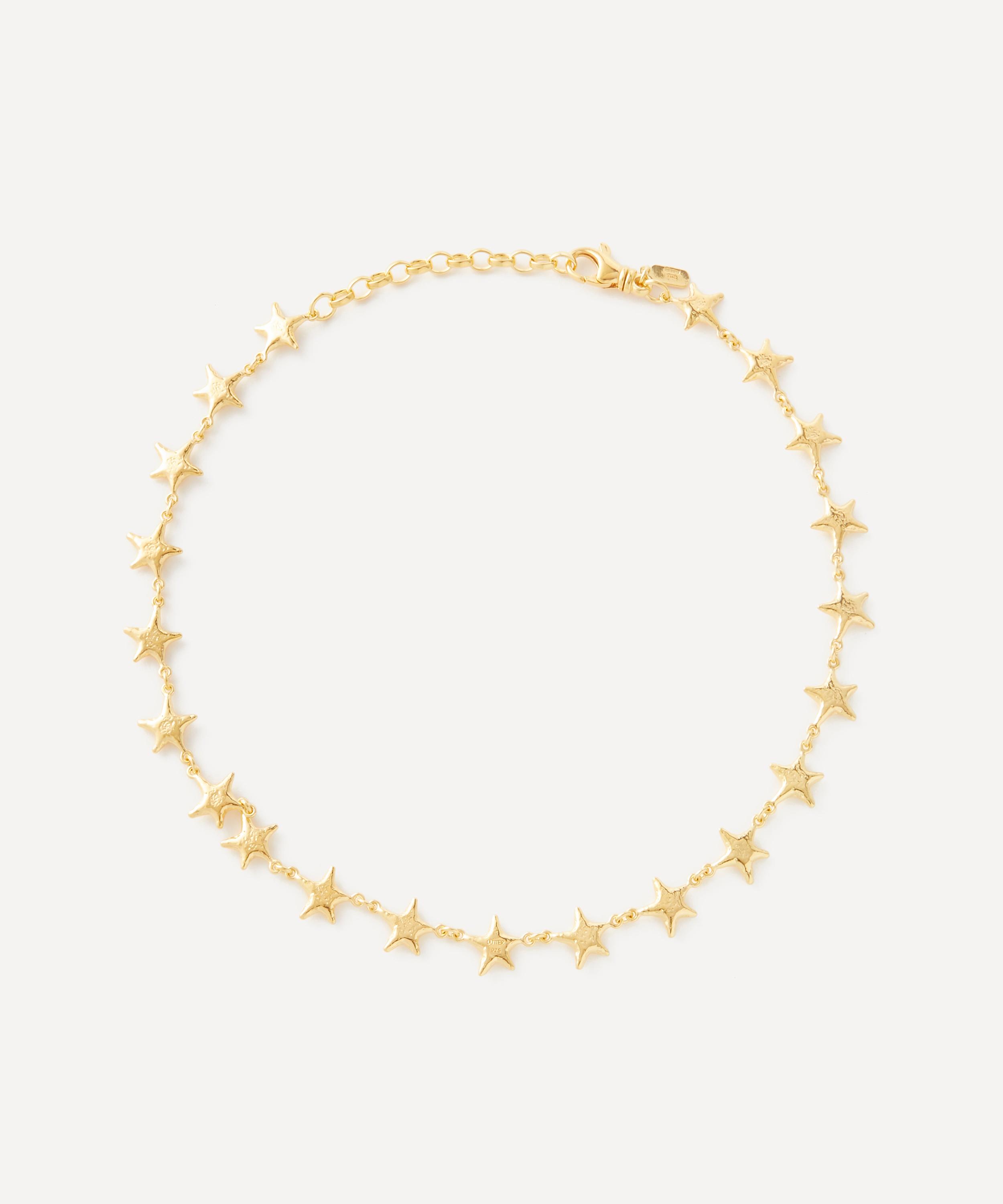 Maria Nilsdotter - 18ct Gold-Plated Stars Constellation Necklace image number 0