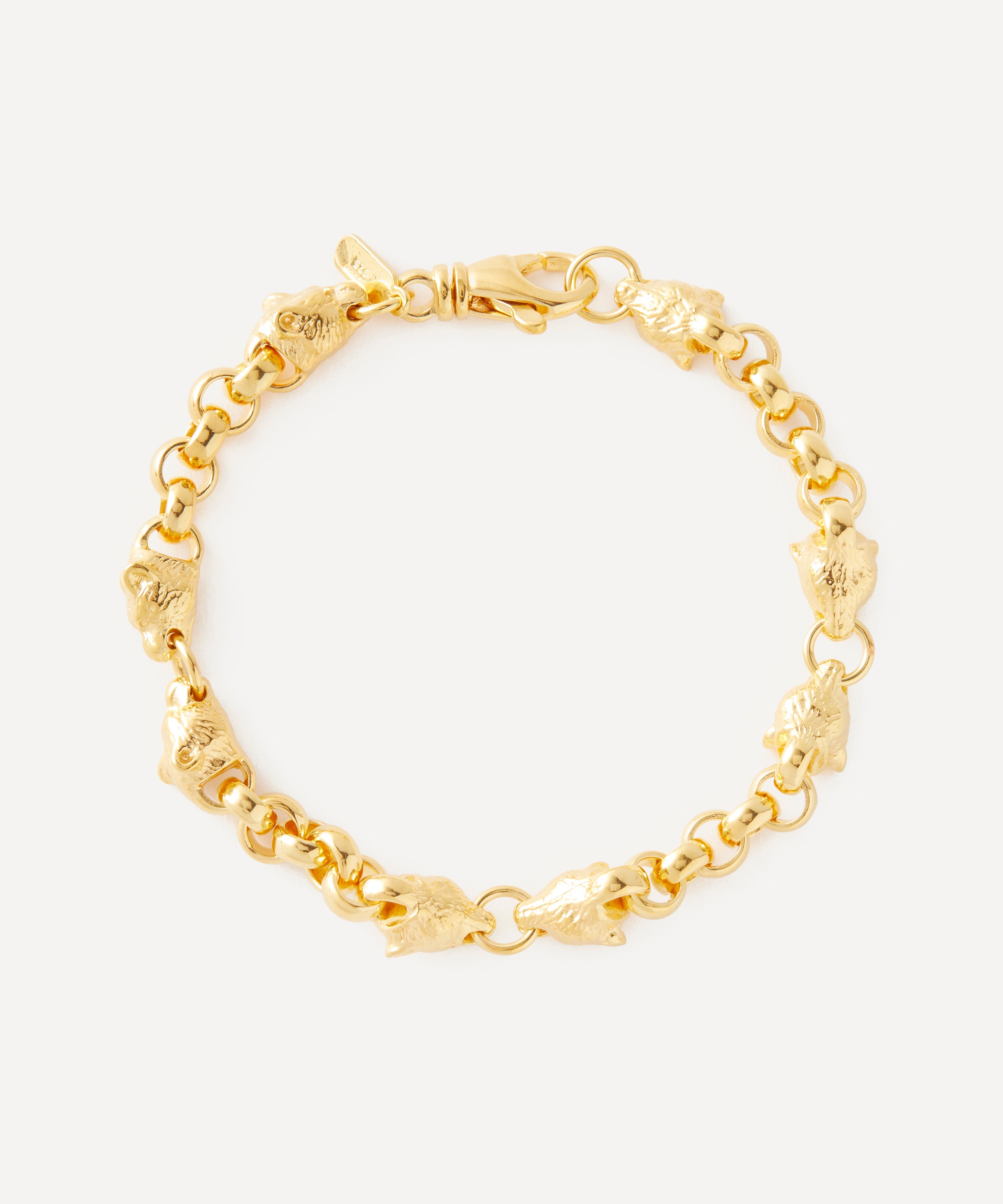 Maria Nilsdotter - 18ct Gold-Plated Lynx Chain Bracelet image number 0