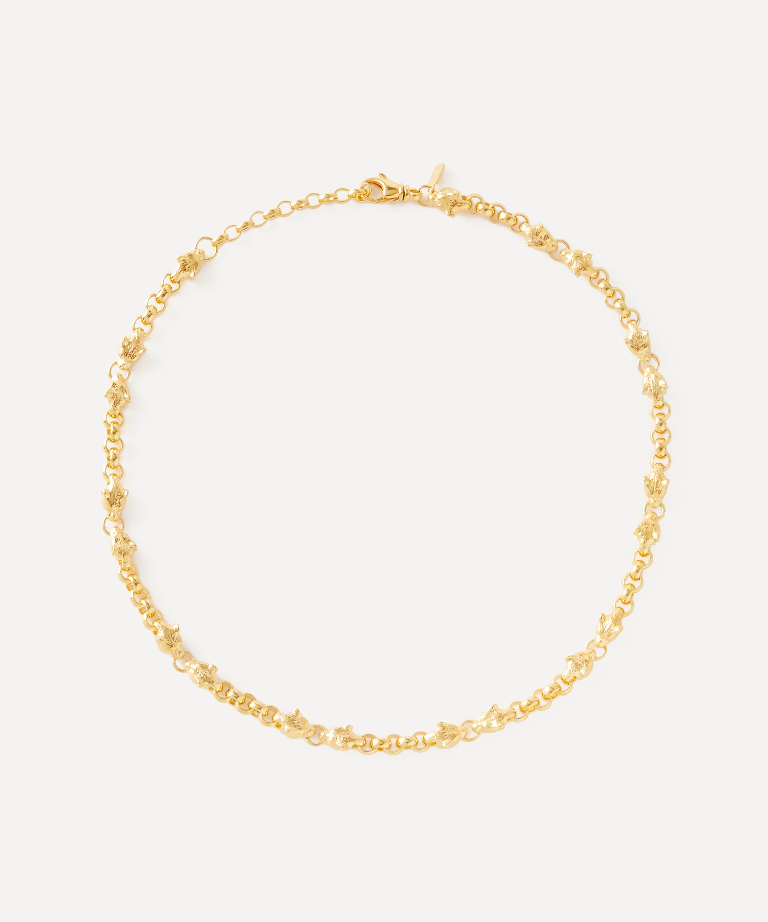 Maria Nilsdotter - 18ct Gold-Plated Lynx Chain Necklace image number 0
