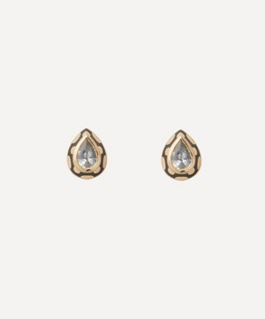 Alice Cicolini - 14ct Gold Memphis Dot Sapphire Stud Earrings image number 0