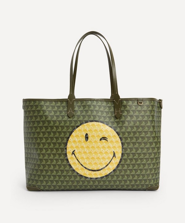 Anya Hindmarch - I Am A Plastic Bag Wink Tote Bag image number null