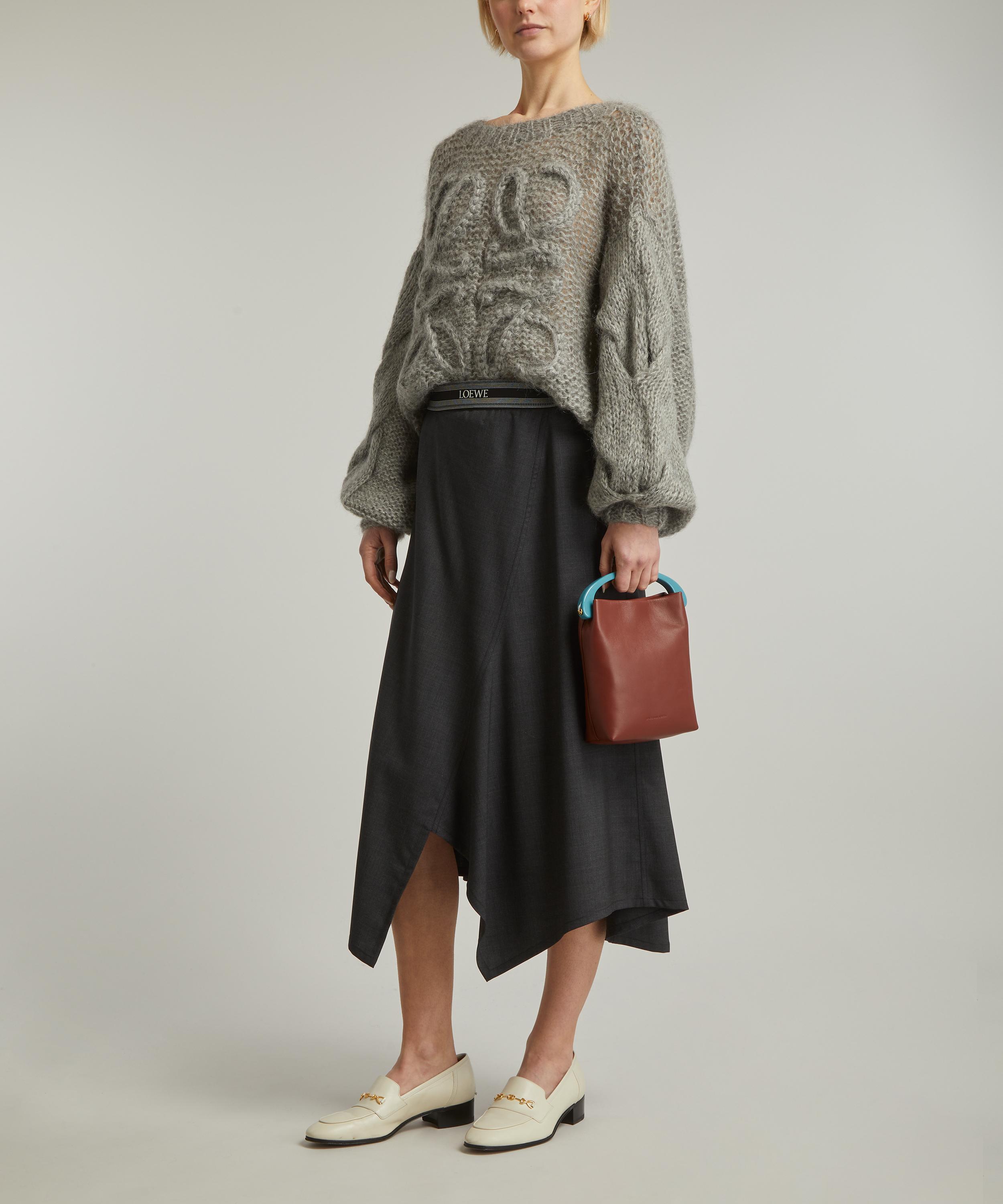 Loewe Asymmetric Wool Skirt | Liberty