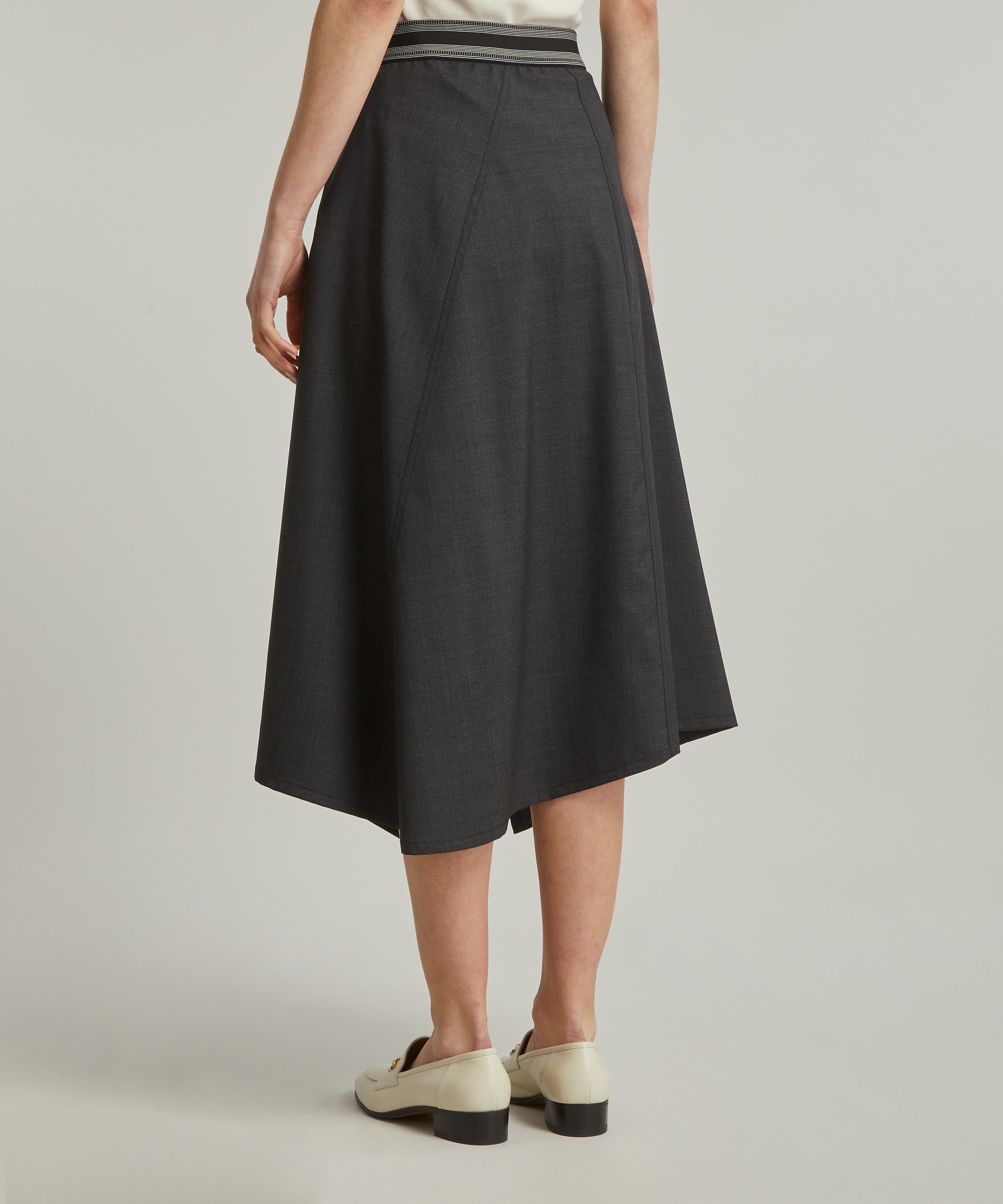 Loewe Asymmetric Wool Skirt | Liberty