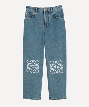 Loewe - Anagram Cropped Denim Jeans image number 0