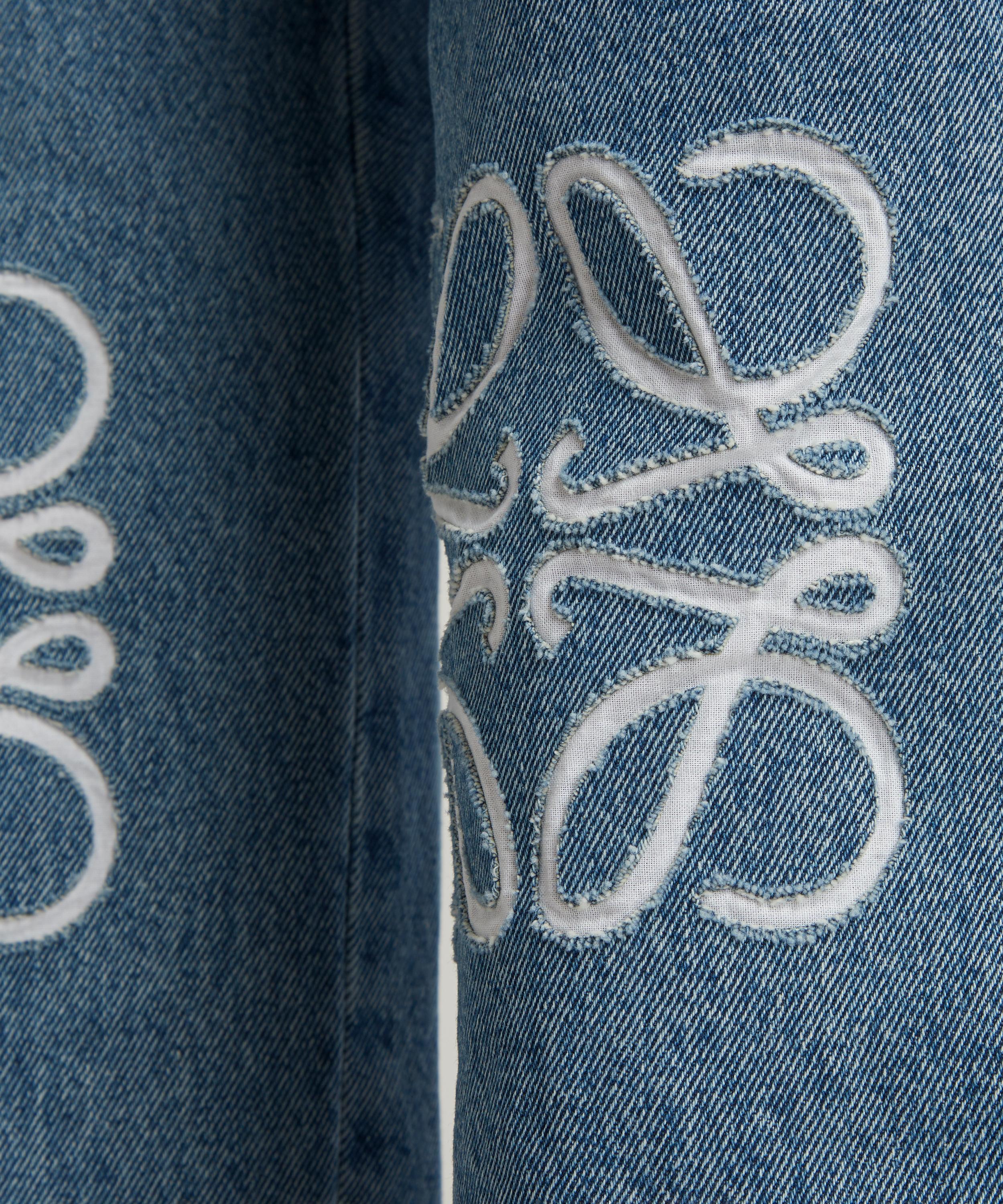 LOEWE Anagram Embroidered Jeans