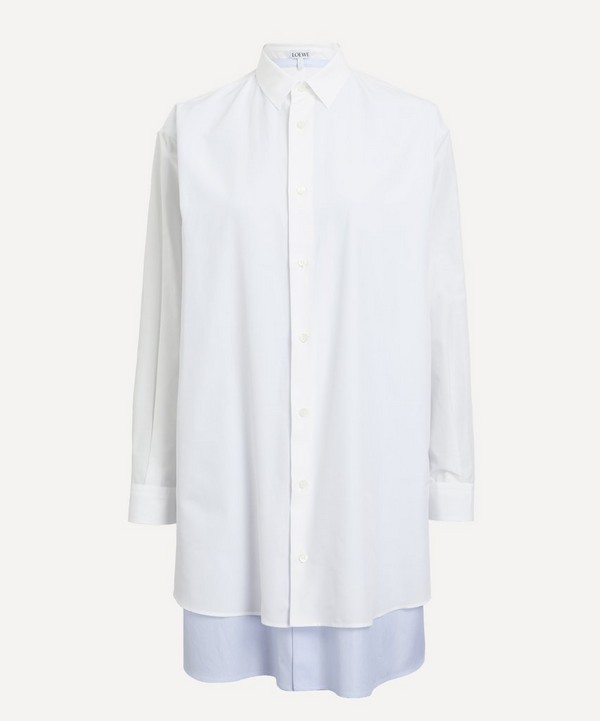 Loewe - Double Layer Cotton and Silk Shirtdress image number null