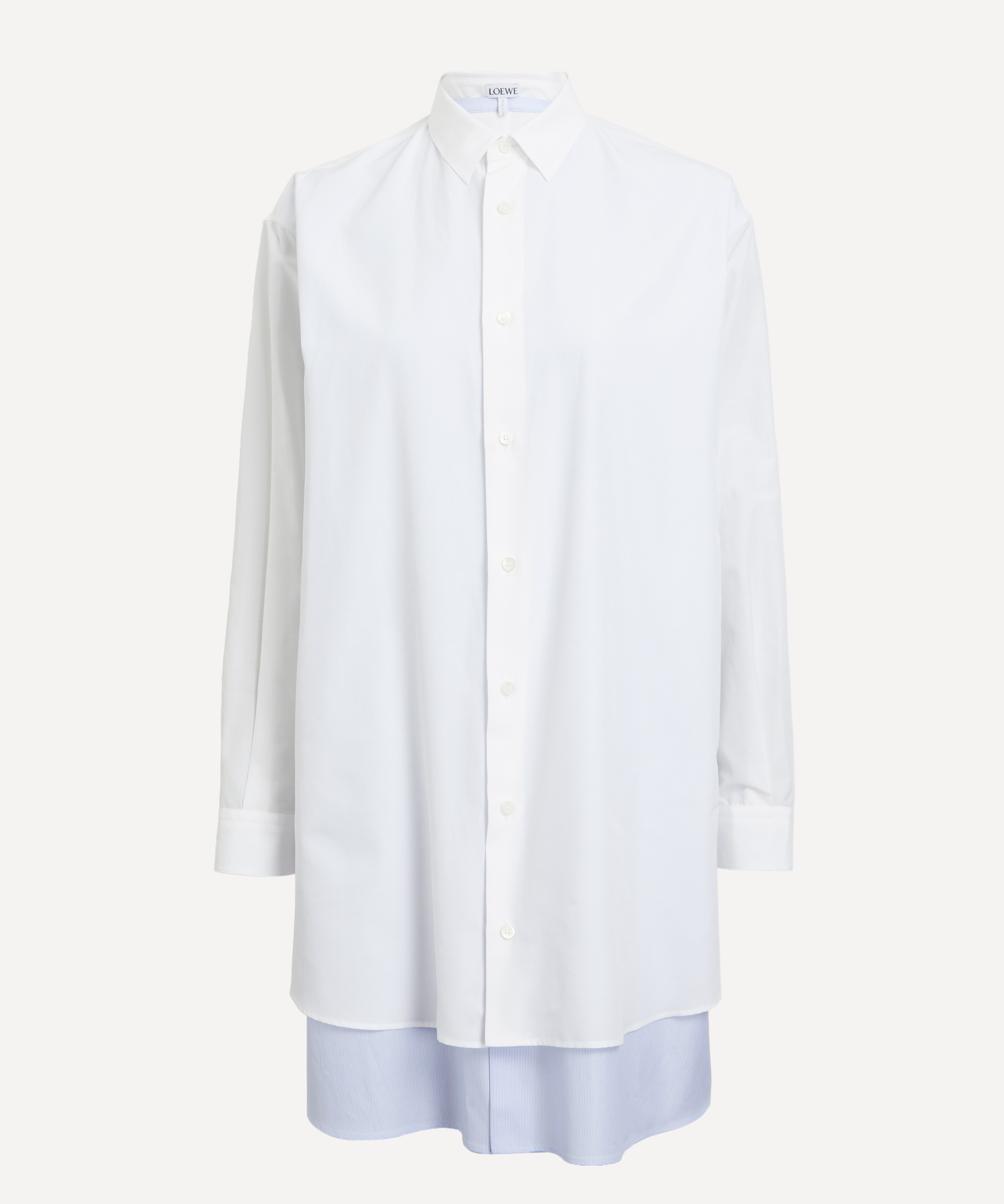 Loewe - Double Layer Cotton and Silk Shirtdress