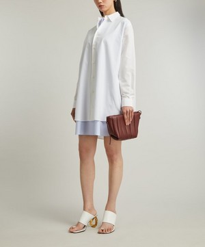 Loewe - Double Layer Cotton and Silk Shirtdress image number 1