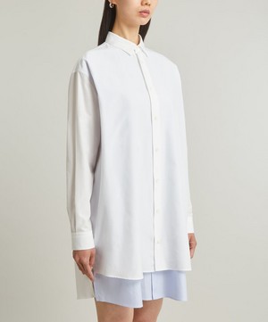 Loewe - Double Layer Cotton and Silk Shirtdress image number 2