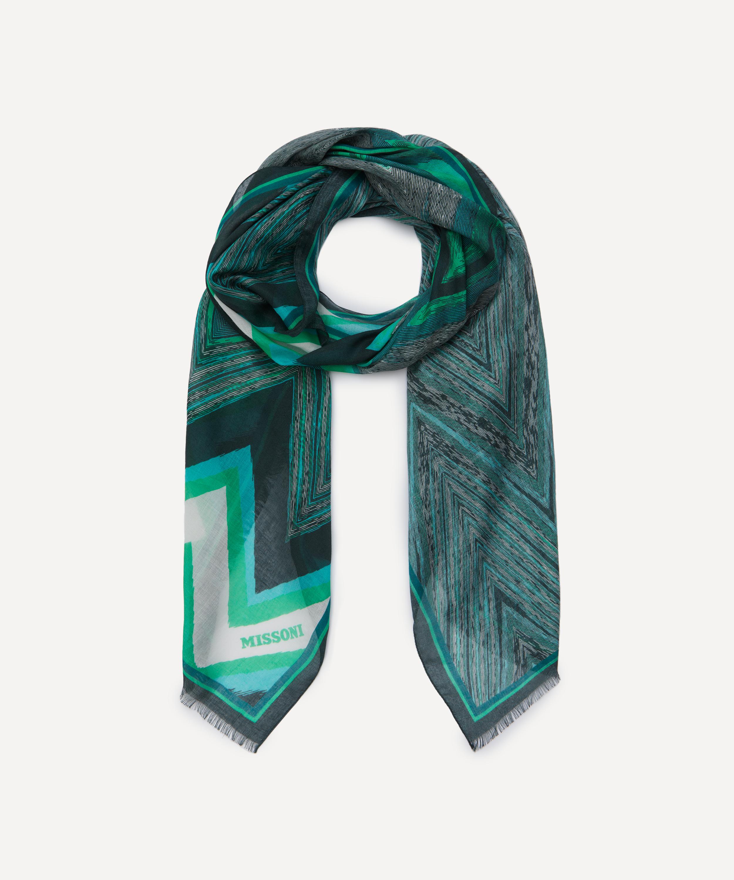 Missoni - Zig Zag Tonal Silk Blend Shawl image number 0