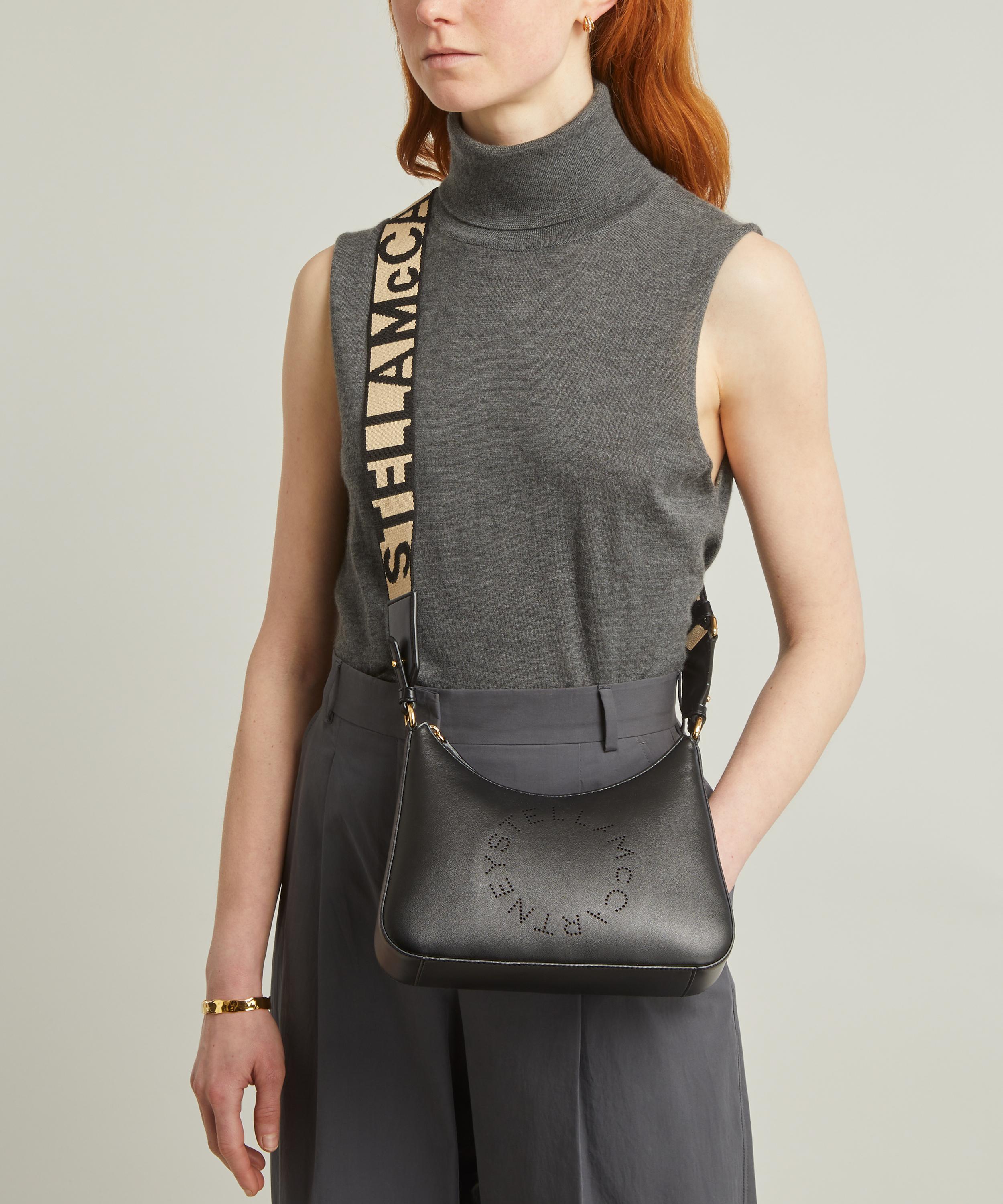 Stella McCartney - Stella Logo Mini Faux Leather Hobo Bag image number 1