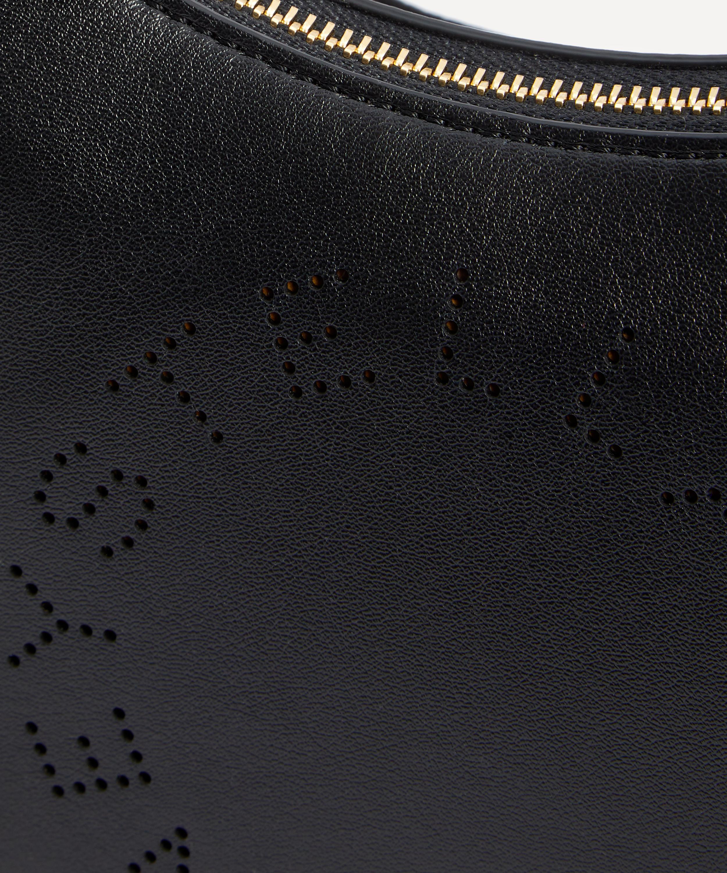 Stella McCartney - Stella Logo Mini Faux Leather Hobo Bag image number 4