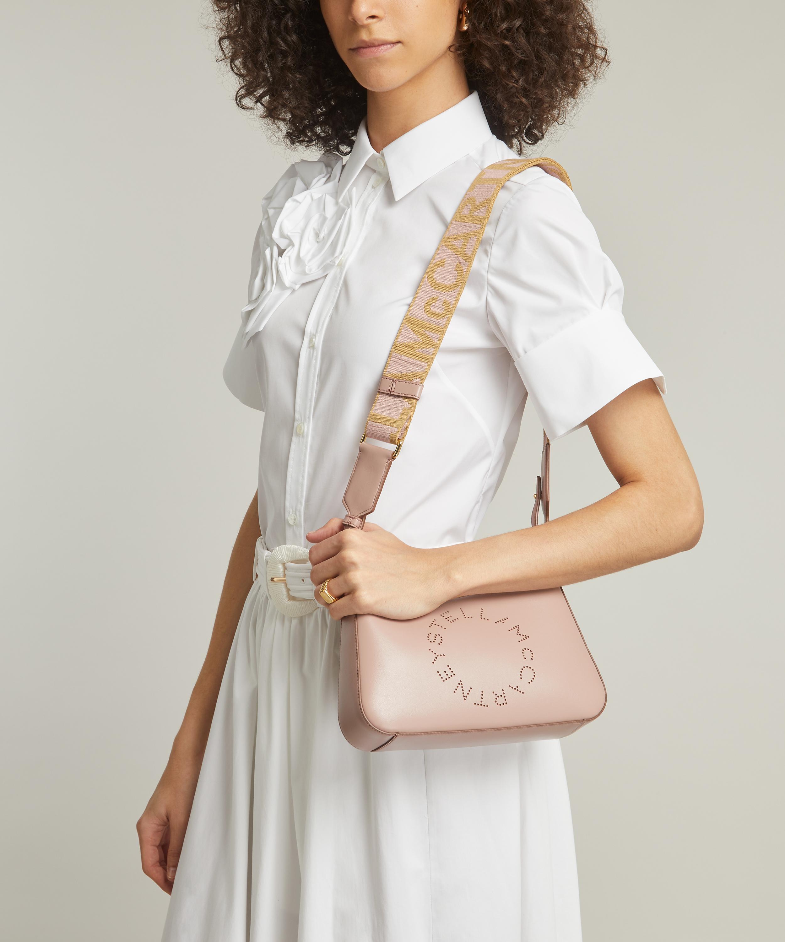 Stella McCartney - Stella Logo Mini Faux Leather Hobo Bag image number 1