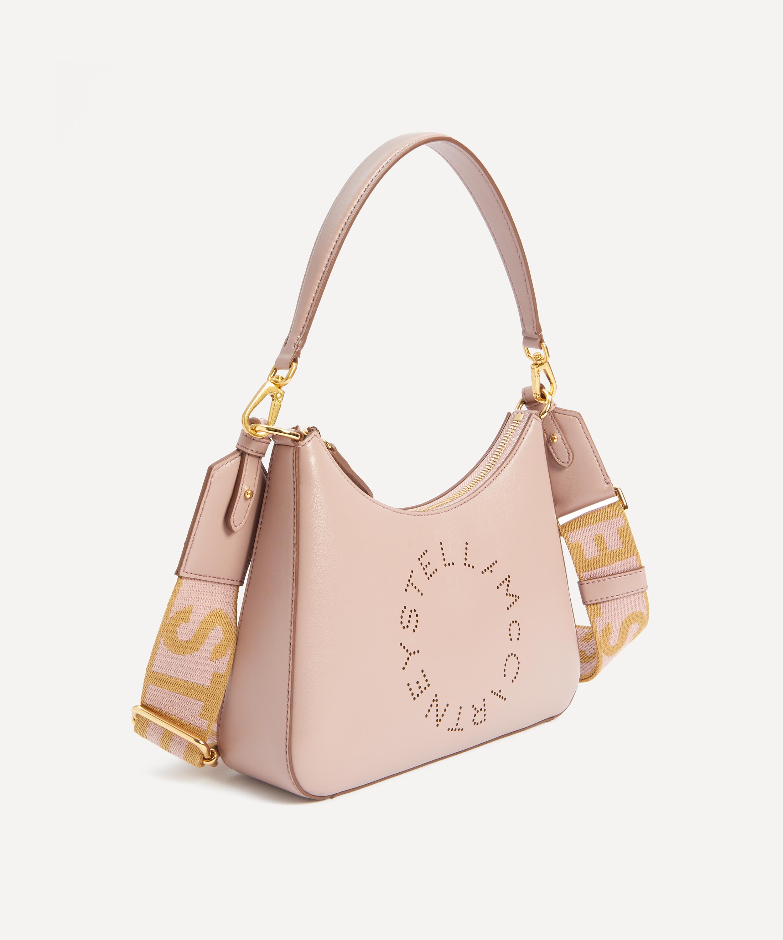 Stella McCartney - Stella Logo Mini Faux Leather Hobo Bag image number 2