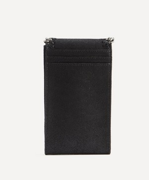 Stella McCartney - Falabella Chain-Link Black Phone Pouch image number 2