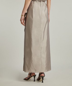 Aje - Immersion Silk Maxi-Skirt image number 3