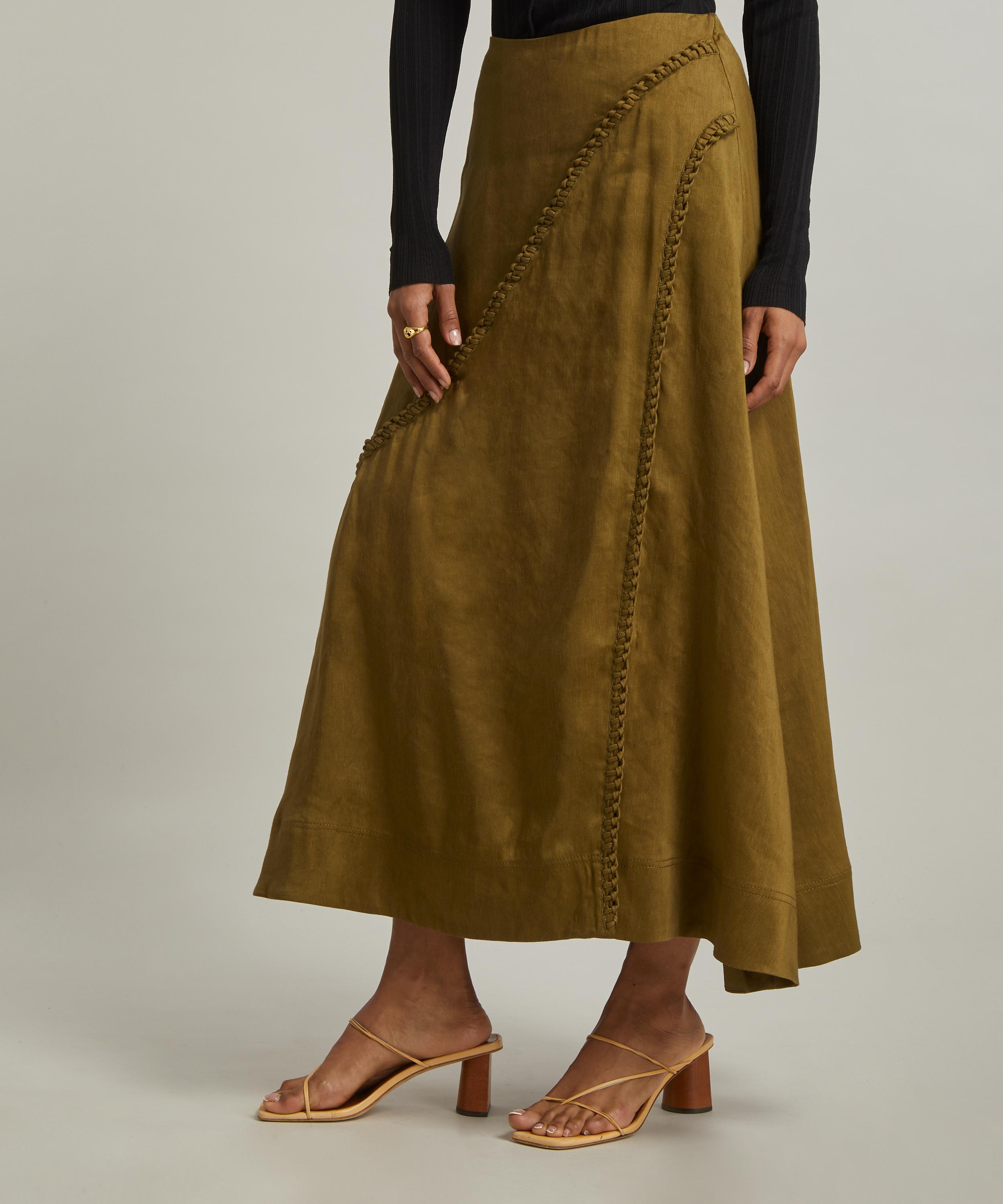 Aje - Arbour Whipstitch Midi Skirt image number 3