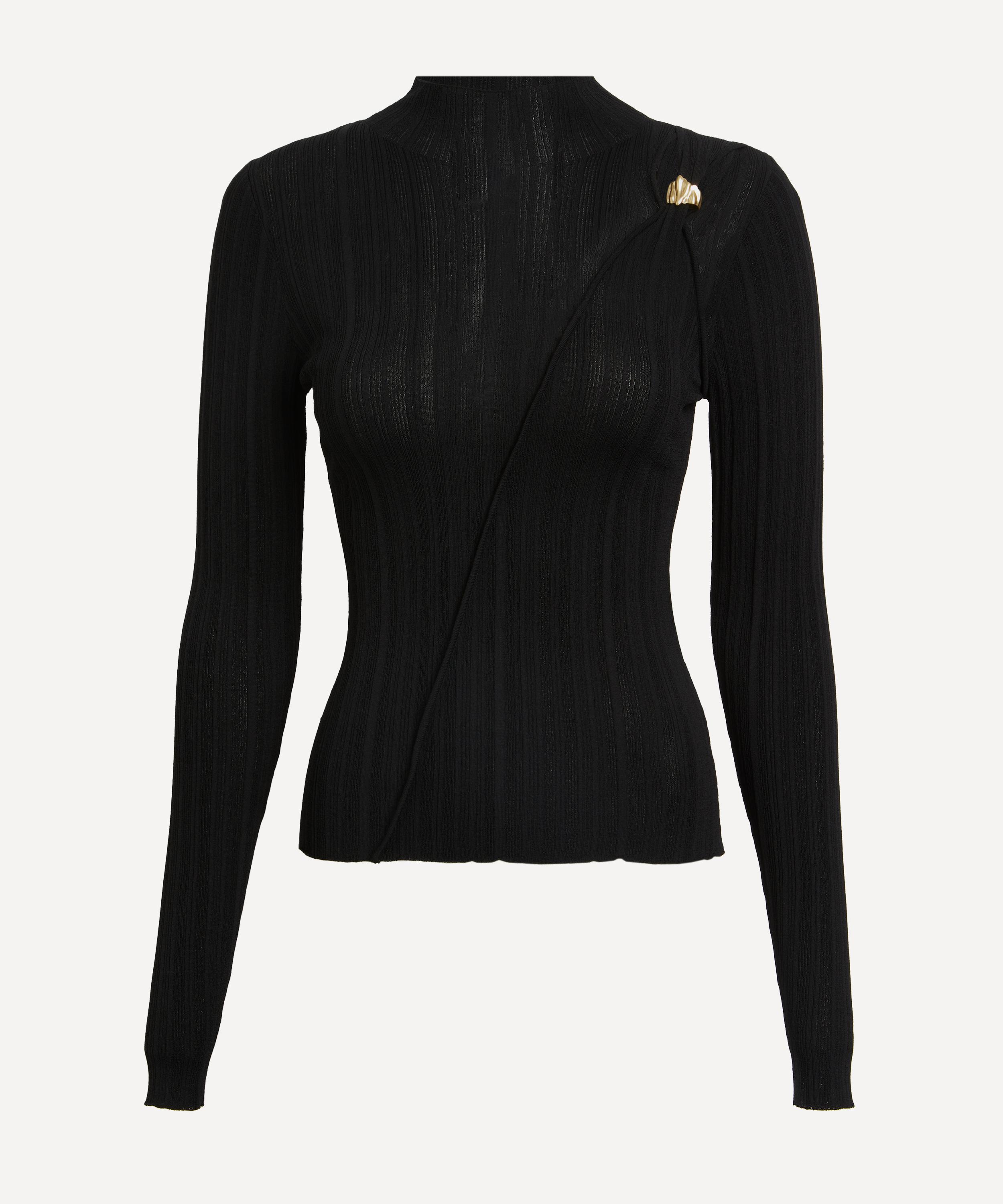 Aje - Wave Hardware Rib Knit Top image number 0