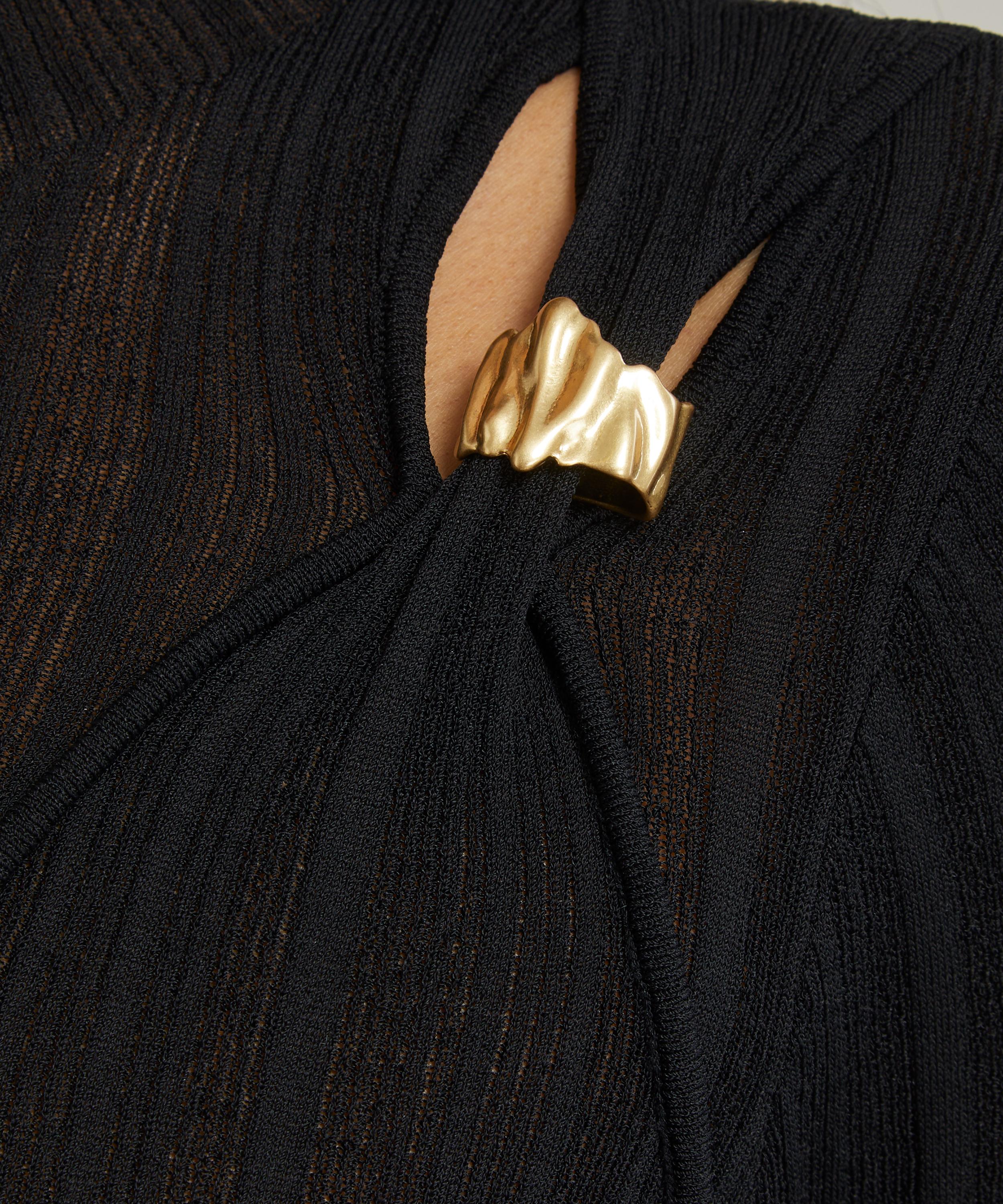 Aje - Wave Hardware Rib Knit Top image number 4