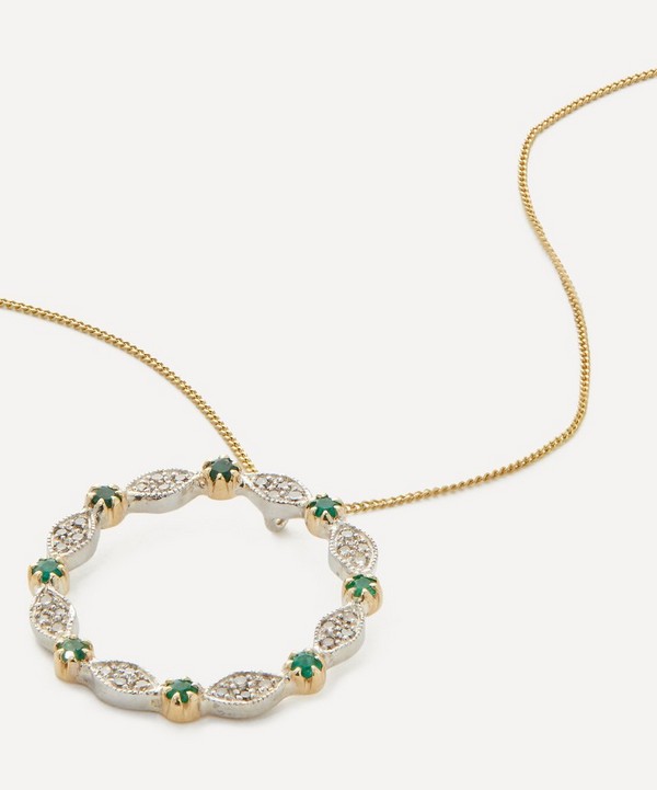 Pascale Monvoisin - 14ct Gold Ava N°2 Emerald Chain Necklace image number null