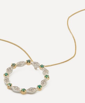 Pascale Monvoisin - 14ct Gold Ava N°2 Emerald Chain Necklace image number 0