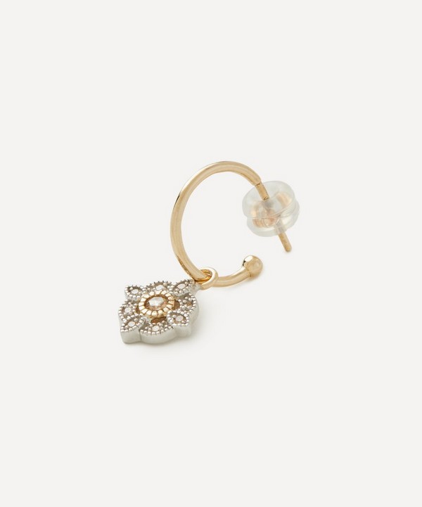 Pascale Monvoisin - 9ct Gold Bettina Diamond Hoop Earring