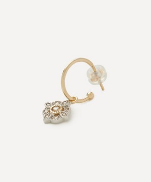 Pascale Monvoisin - 9ct Gold Bettina Diamond Hoop Earring image number 0