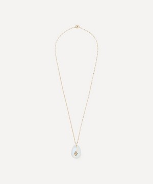 Pascale Monvoisin - 14ct Gold Gaia Moonstone Necklace image number 1