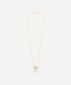 Pascale Monvoisin - 9ct Gold Jil Crystal Chain Necklace image number 1