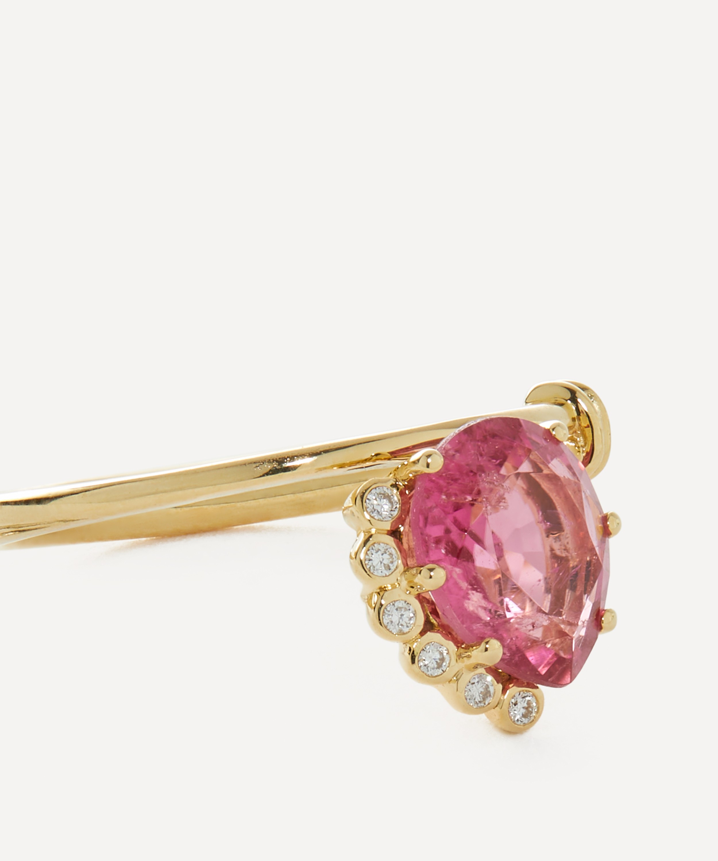 Pascale Monvoisin - 18ct Gold Sun N°2 Pink Tourmaline Ring image number 1