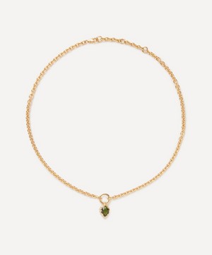 Pascale Monvoisin - 18ct Gold Sun N°1 Green Tourmaline Necklace image number 1