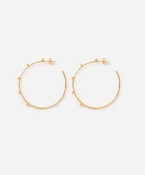 Anissa Kermiche - 14ct Gold-Plated Razzle Dazzle Hoop Earrings image number 1