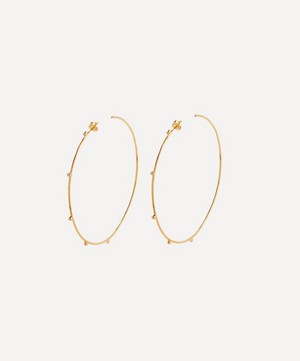 Anissa Kermiche - 14ct Gold-Plated Mega Razzle Dazzle Hoop Earrings image number 0