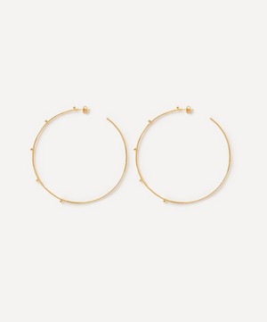 Anissa Kermiche - 14ct Gold-Plated Mega Razzle Dazzle Hoop Earrings image number 1