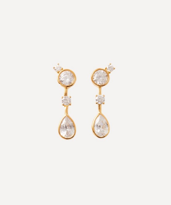 Anissa Kermiche - Gold-Plated Vermeil Silver Jolie Chose Drop Earrings image number null