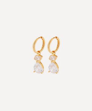 Anissa Kermiche - Gold-Plated Vermeil Silver Swinger Hoop Earrings image number 0